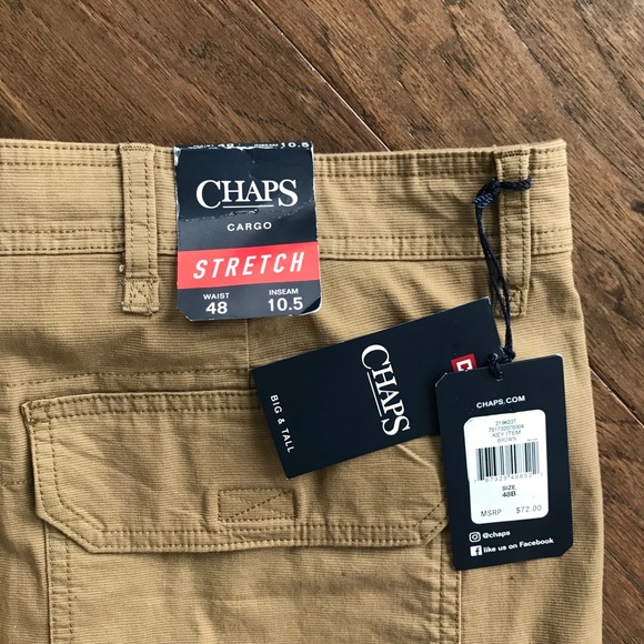 Chaps Cargo Shorts Big/Tall - Picture 4 of 4